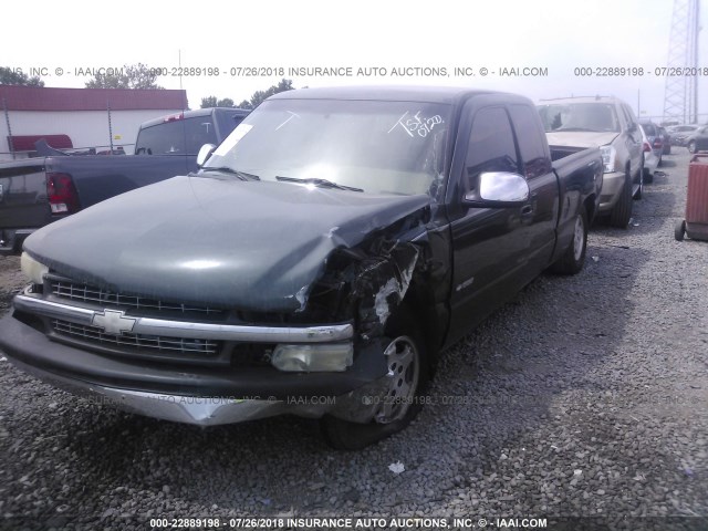 2GCEC19W011188017 - 2001 CHEVROLET SILVERADO C1500 GREEN photo 6