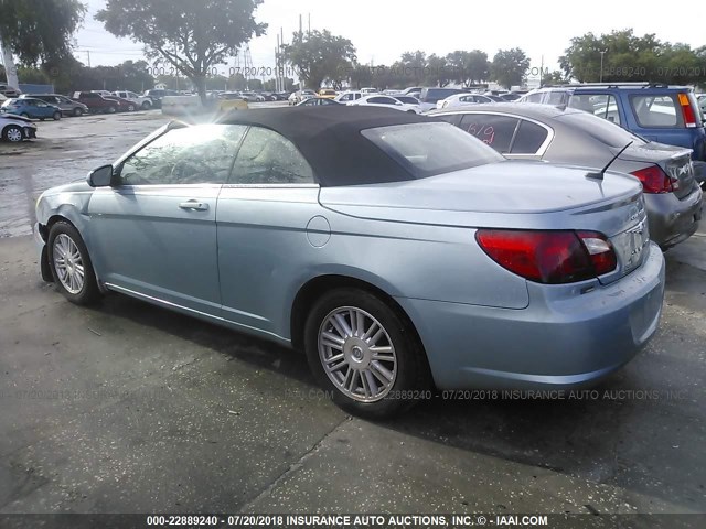 1C3LC55D49N544339 - 2009 CHRYSLER SEBRING TOURING BLUE photo 3