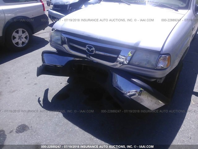 4F4YR16V41TM22412 - 2001 MAZDA B3000 CAB PLUS SILVER photo 6