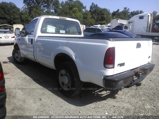 1FTSF30527EB14910 - 2007 FORD F350 SRW SUPER DUTY WHITE photo 3