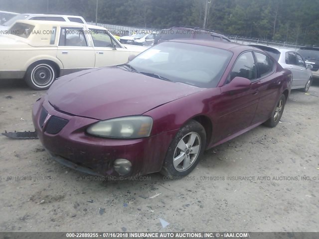 2G2WS522051285444 - 2005 PONTIAC GRAND PRIX GT MAROON photo 2