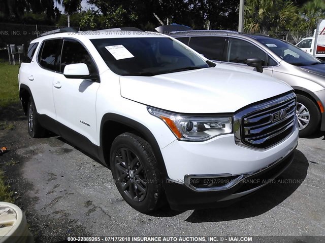 1GKKNMLS2JZ185748 - 2018 GMC ACADIA SLT-1 WHITE photo 1