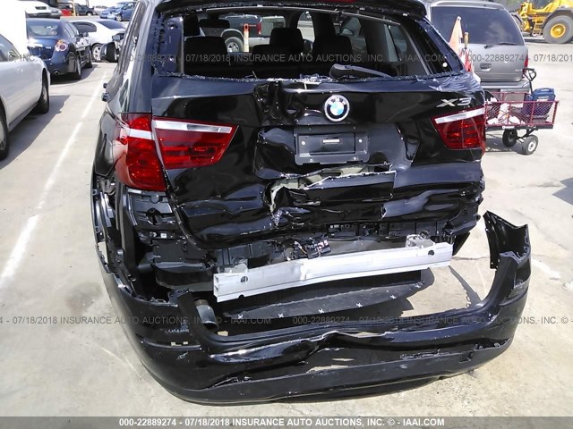 5UXWZ7C3XH0V92841 - 2017 BMW X3 SDRIVE28I BLACK photo 6