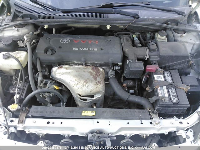 JTKDE177350018729 - 2005 TOYOTA SCION TC 银色 照片 10