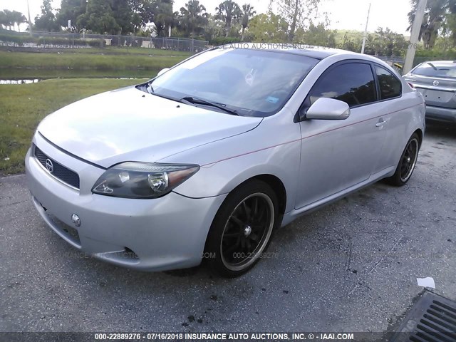 JTKDE177350018729 - 2005 TOYOTA SCION TC 银色 照片 2
