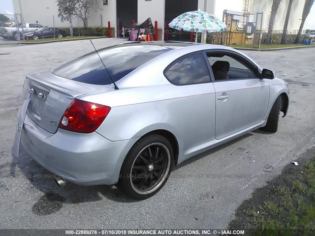 JTKDE177350018729 - 2005 TOYOTA SCION TC 银色 照片 4
