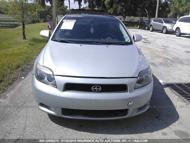 JTKDE177350018729 - 2005 TOYOTA SCION TC 银色 照片 6