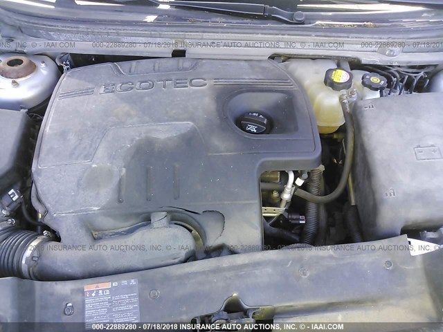 1G1ZC5E16BF198671 - 2011 CHEVROLET MALIBU 1LT 银色 照片 10