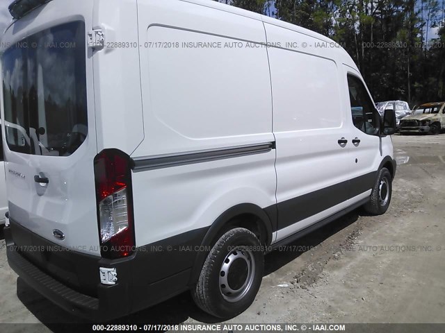 1FTYE1CMXJKA84374 - 2018 FORD TRANSIT T-150 WHITE photo 4