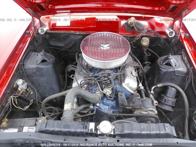 6H45C192902 - 1966 FORD FAIRLANE RED photo 10