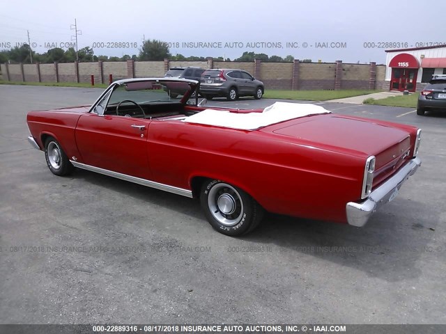 6H45C192902 - 1966 FORD FAIRLANE RED photo 3