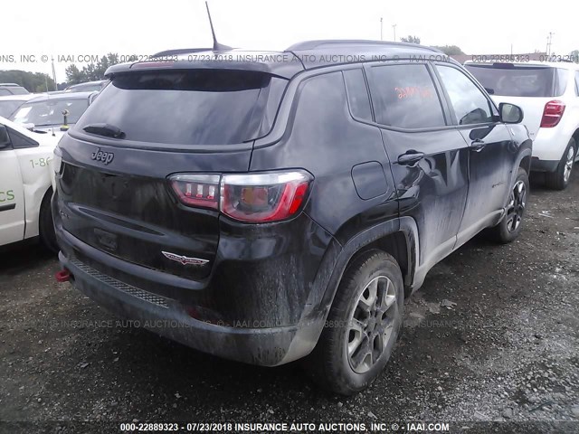 3C4NJDDB2HT689205 - 2017 JEEP COMPASS TRAILHAWK BLACK photo 4