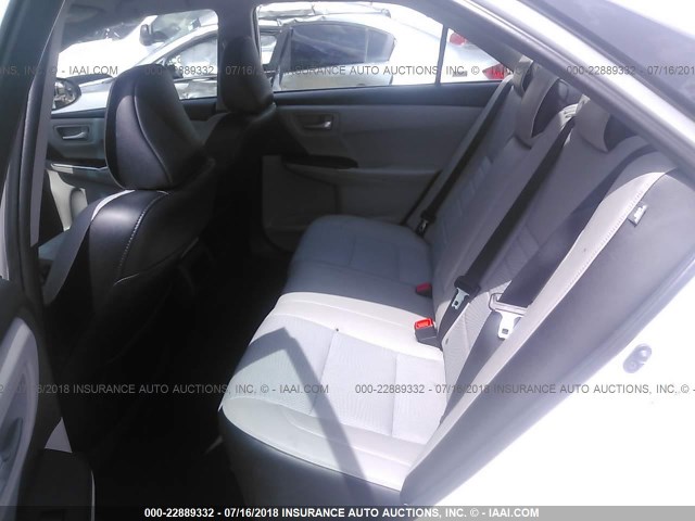 4T1BF1FKXGU204681 - 2016 TOYOTA CAMRY LE/XLE/SE/XSE WHITE photo 8