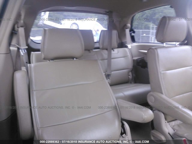 5N1BV28U57N108653 - 2007 NISSAN QUEST S/SE/SL GOLD photo 8