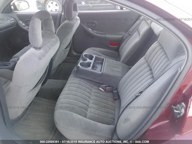 1G2WK52J6YF347739 - 2000 PONTIAC GRAND PRIX SE1 BURGUNDY photo 8