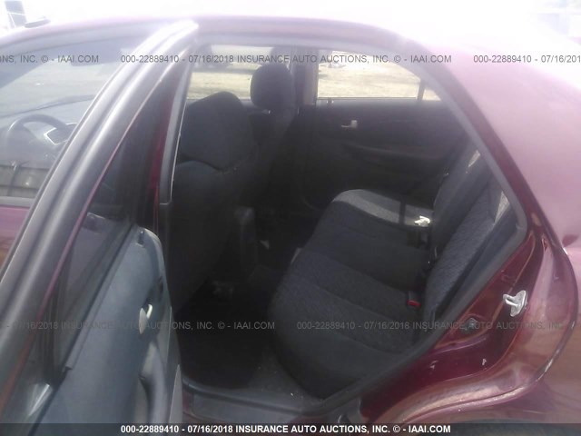 JM1BJ225830105559 - 2003 MAZDA PROTEGE DX/LX/ES MAROON photo 8