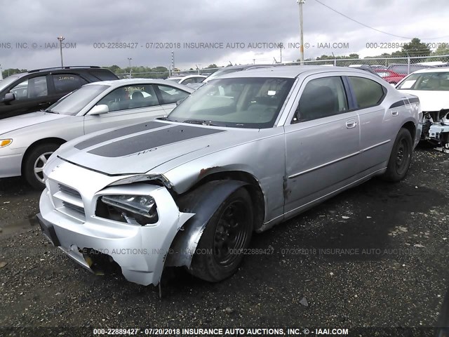 2B3KA43R86H238109 - 2006 DODGE CHARGER SE/SXT SILVER photo 2