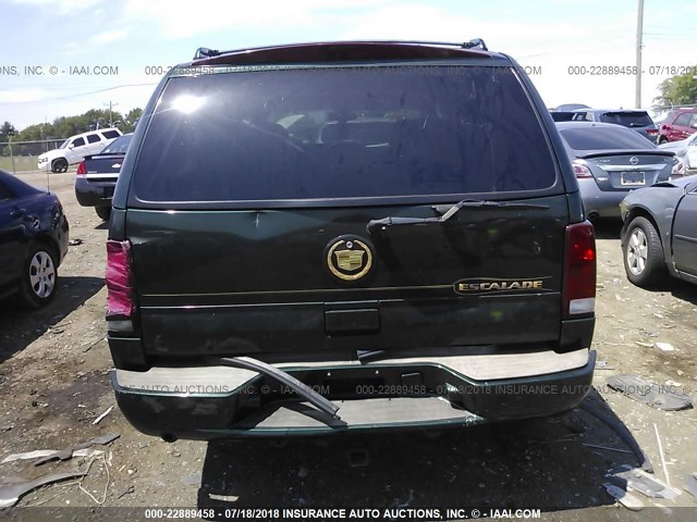 1GYEK63NX2R221379 - 2002 CADILLAC ESCALADE LUXURY GREEN photo 6