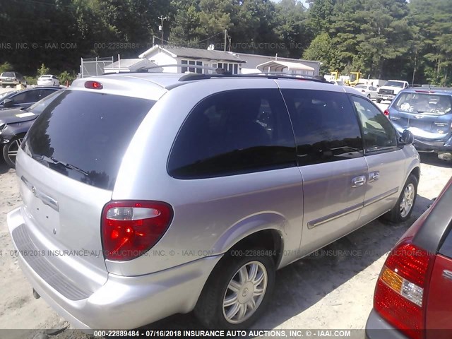 2A4GP54L67R261574 - 2007 CHRYSLER TOWN & COUNTRY TOURING GRAY photo 4
