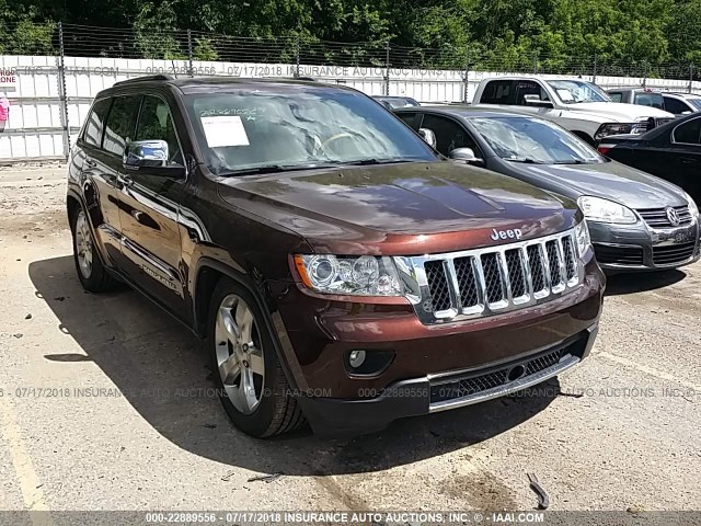 1C4RJFJG3EC587416 - 2014 JEEP GRAND CHEROKEE SUMMIT 勃艮第红 照片 1