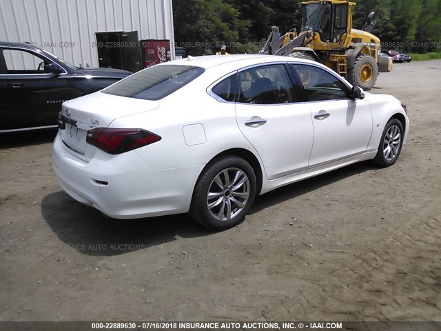 JN1BY1AR2FM562152 - 2015 INFINITI Q70 3.7 WHITE photo 4