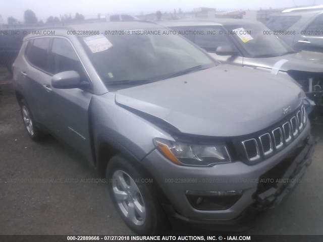 3C4NJDBB3HT680645 - 2017 JEEP COMPASS LATITUDE 银色 照片 1