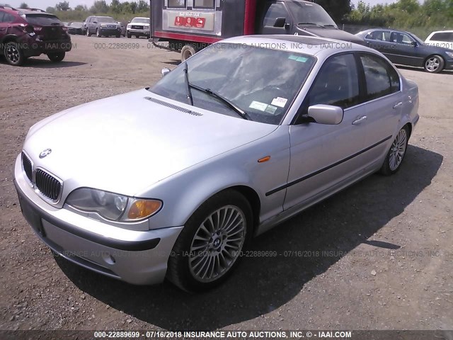 WBAEW53403PG22187 - 2003 BMW 330 XI SILVER photo 2