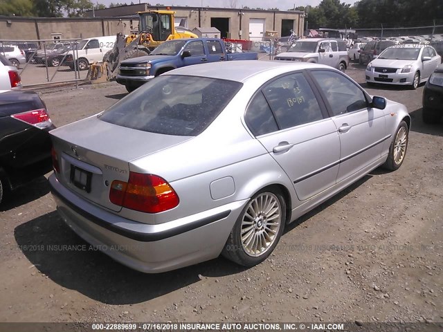 WBAEW53403PG22187 - 2003 BMW 330 XI SILVER photo 4