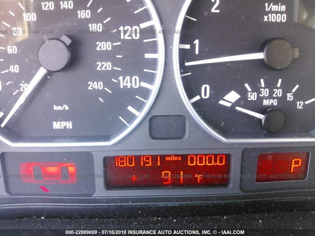 WBAEW53403PG22187 - 2003 BMW 330 XI SILVER photo 7