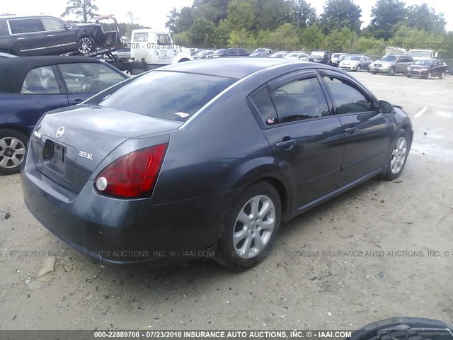 1N4BA41EX7C831561 - 2007 NISSAN MAXIMA SE/SL GRAY photo 4