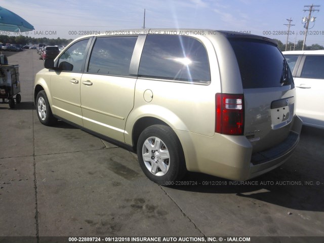 2D4RN4DE9AR179414 - 2010 DODGE GRAND CARAVAN SE GOLD photo 3