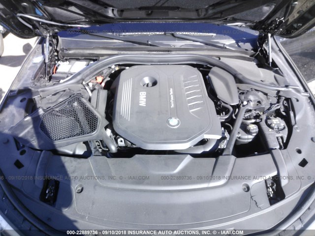 WBA7E4C5XJGV23966 - 2018 BMW 740 XI Черный фото 10