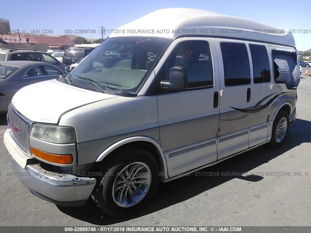 1GDFG15T661105350 - 2006 GMC SAVANA RV G1500 WHITE photo 2