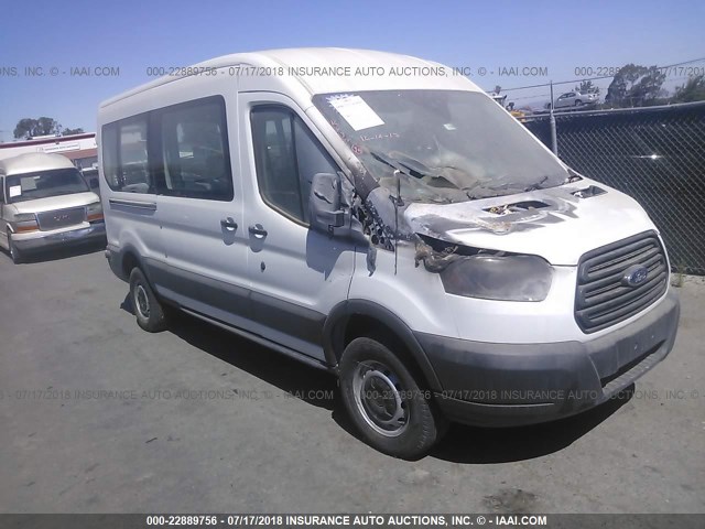 1FTYR2CG6GKB47371 - 2016 FORD TRANSIT T-250 WHITE photo 1