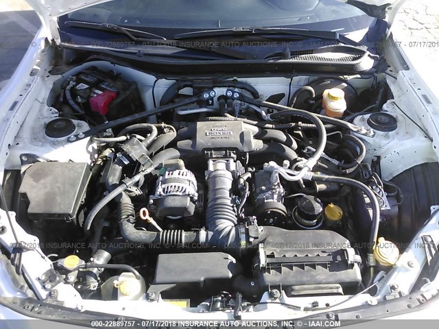 JF1ZNAA19D2703764 - 2013 TOYOTA SCION FR-S WHITE photo 10