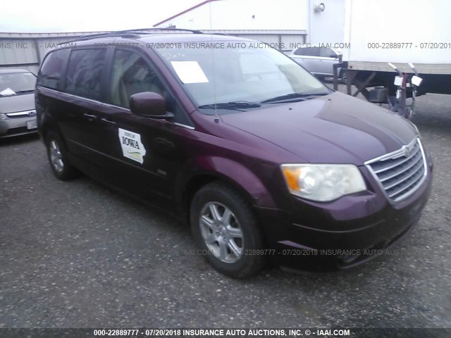 2A8HR54P28R702151 - 2008 CHRYSLER TOWN & COUNTRY TOURING MAROON photo 6