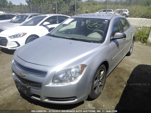 1G1ZB5E17BF305097 - 2011 CHEVROLET MALIBU LS SILVER photo 2