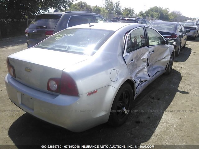 1G1ZB5E17BF305097 - 2011 CHEVROLET MALIBU LS SILVER photo 4