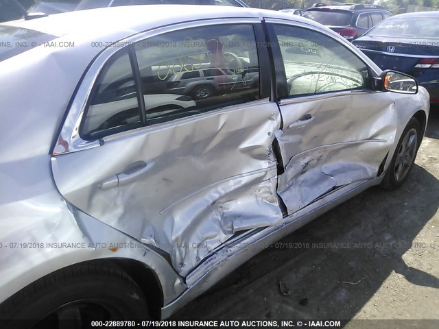 1G1ZB5E17BF305097 - 2011 CHEVROLET MALIBU LS SILVER photo 6
