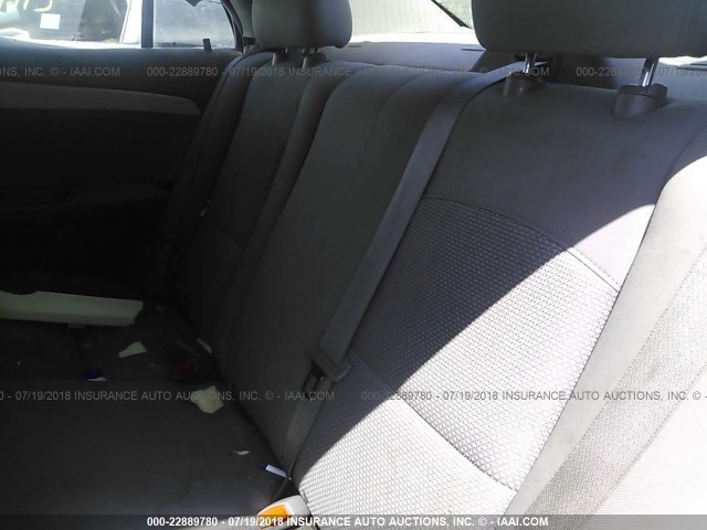 1G1ZB5E17BF305097 - 2011 CHEVROLET MALIBU LS SILVER photo 8