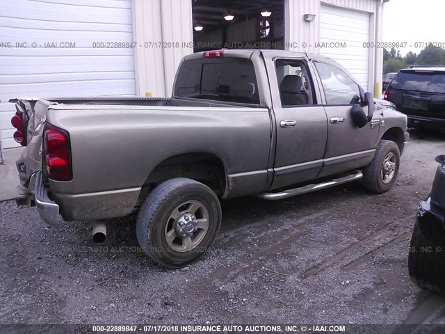 3D7KS28A37G832987 - 2007 DODGE RAM 2500 ST/SLT 金色 照片 4