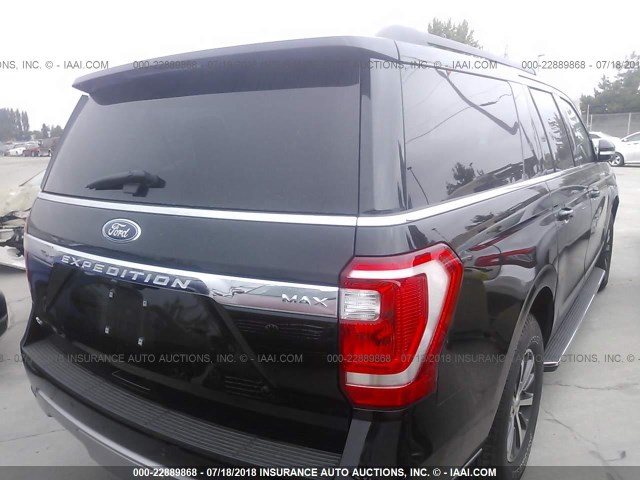 1FMJK1JT1JEA34851 - 2018 FORD EXPEDITION MAX XLT BLACK photo 4