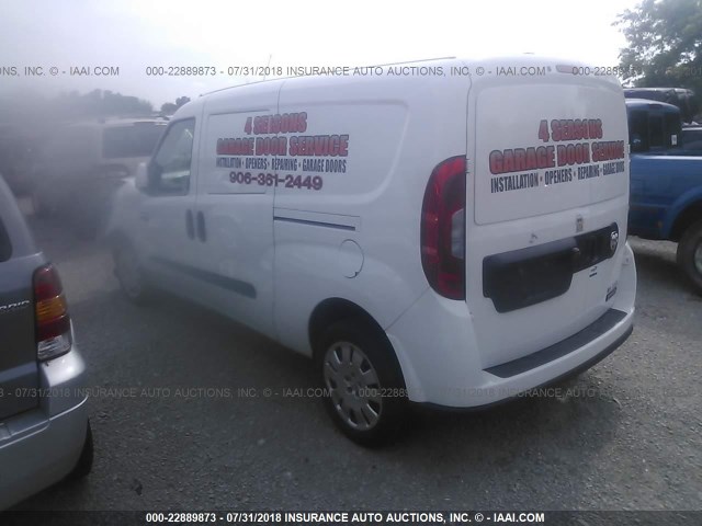 ZFBERFBT2F6198868 - 2015 RAM PROMASTER CITY SLT Սպիտակ լուսանկար 3