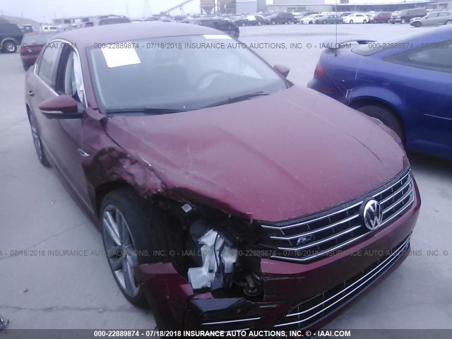 1VWDT7A33HC025637 - 2017 VOLKSWAGEN PASSAT R-LINE Qırmızı foto 1