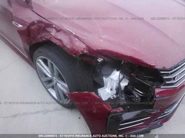 1VWDT7A33HC025637 - 2017 VOLKSWAGEN PASSAT R-LINE Qırmızı foto 6
