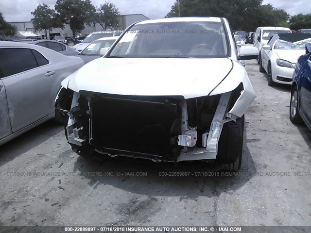 5FRYD3H4XFB002220 - 2015 ACURA MDX TECHNOLOGY WHITE photo 6