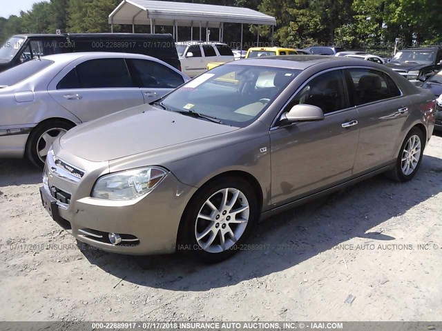 1G1ZK57788F269320 - 2008 CHEVROLET MALIBU LTZ 棕色 照片 2
