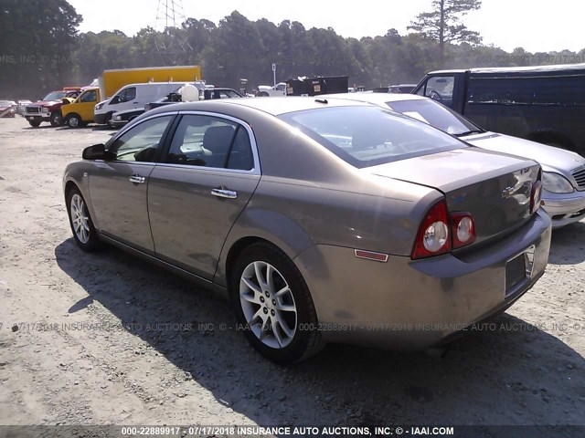 1G1ZK57788F269320 - 2008 CHEVROLET MALIBU LTZ 棕色 照片 3
