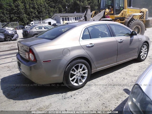 1G1ZK57788F269320 - 2008 CHEVROLET MALIBU LTZ 棕色 照片 4