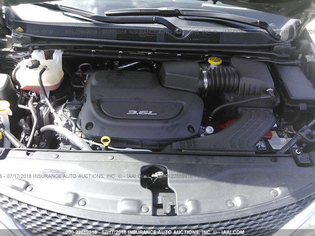 2C4RC1BG9JR153935 - 2018 CHRYSLER PACIFICA TOURING L Շագանակագույն լուսանկար 10